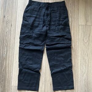 H&M Wide-leg Linen Pants